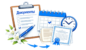 Оформление документов и порядок действий